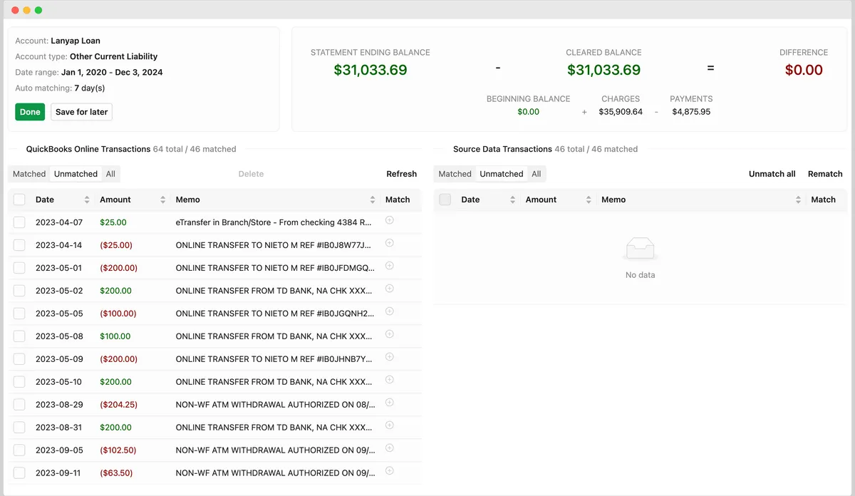 Intelligent Auto-Matching - After