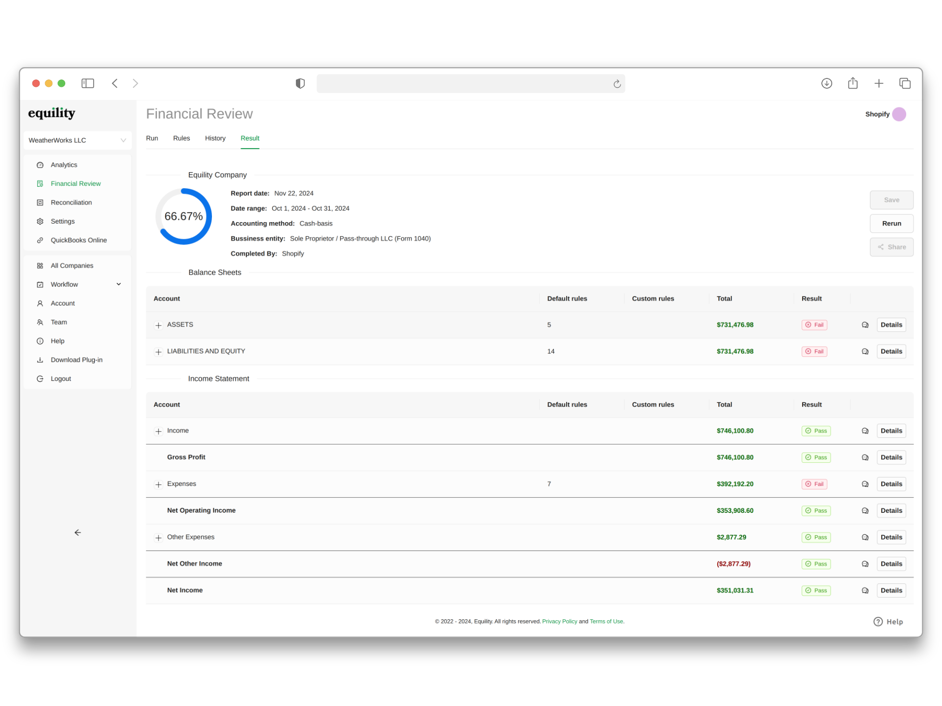 Streamline Financial Analysis